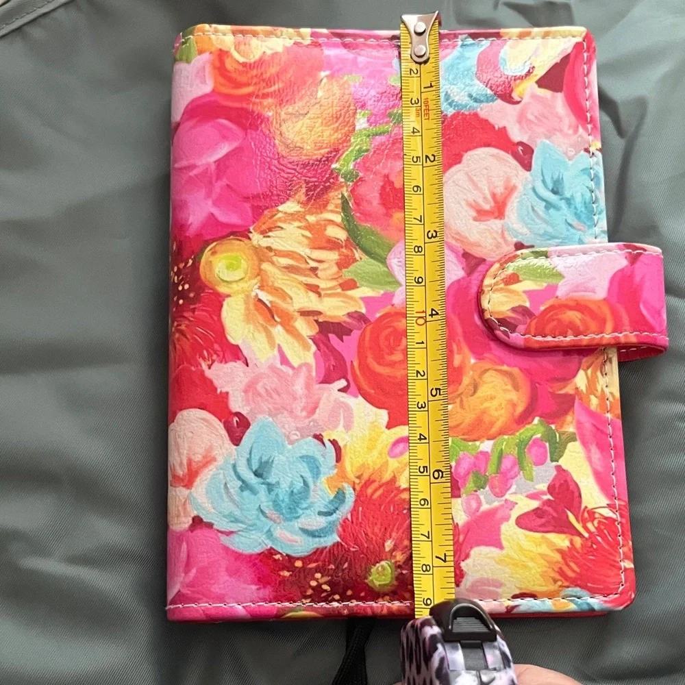 Floral Planner with Snap Closure